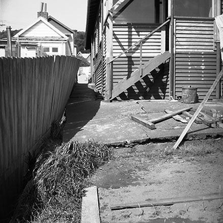 c. Backyards, 6, 8, 11, 13 Moir Street