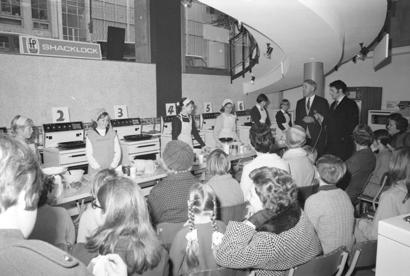 p. Cooking contest in MED showrooms