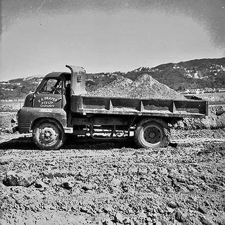 a. Construction of drainage channels, Wellington Airport