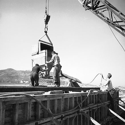 d. Construction of drainage channels, Wellington Airport