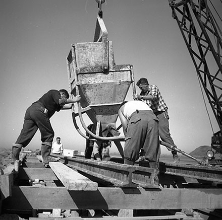 m. Construction of drainage channels, Wellington Airport