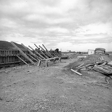 a. Airport, construction of drainage channels