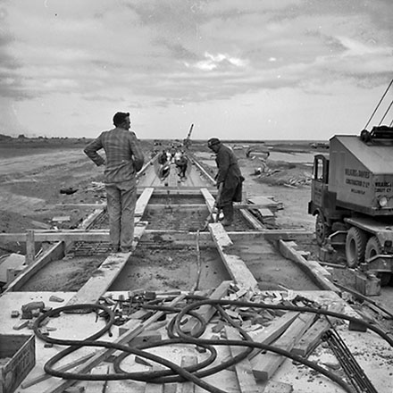 h. Airport, construction of drainage channels