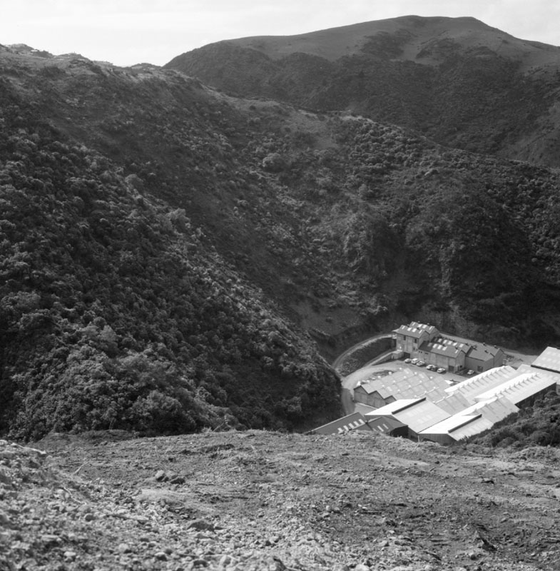 b. Ngauranga Gorge, excavation for harbour fill