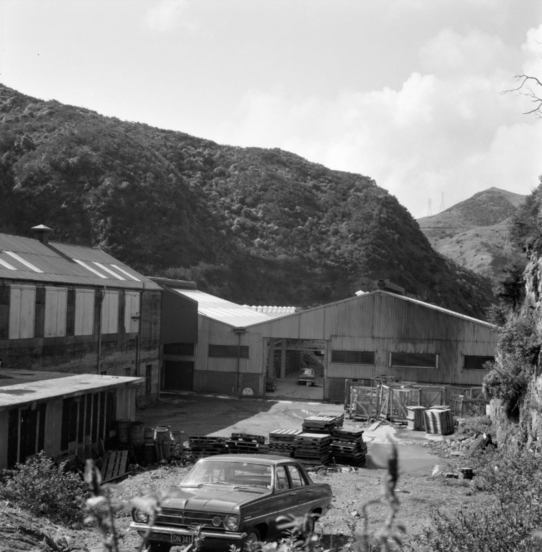 h. Ngauranga Gorge, excavation for harbour fill