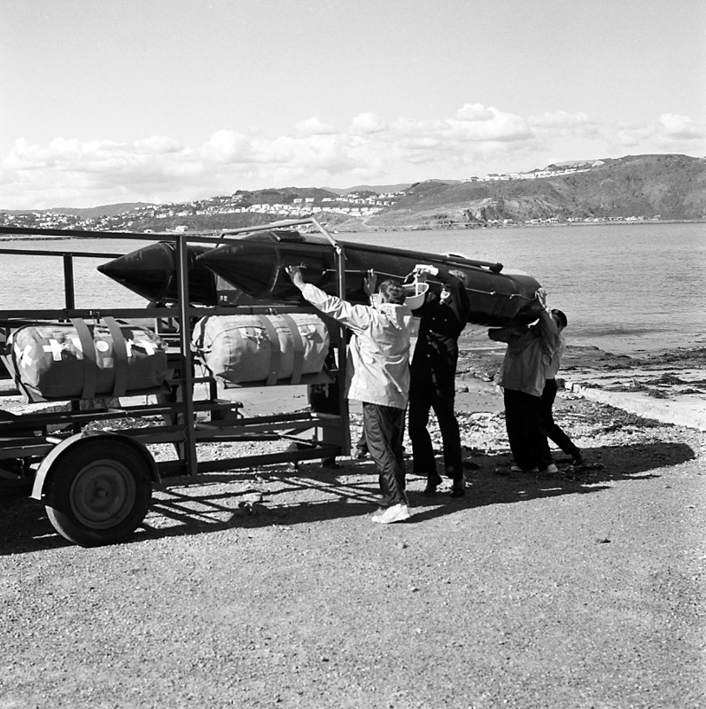 e. Emergency exercise, Lyall Bay
