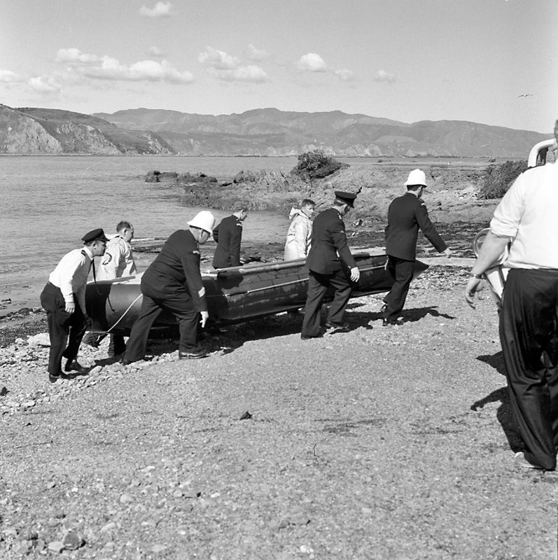 f. Emergency exercise, Lyall Bay