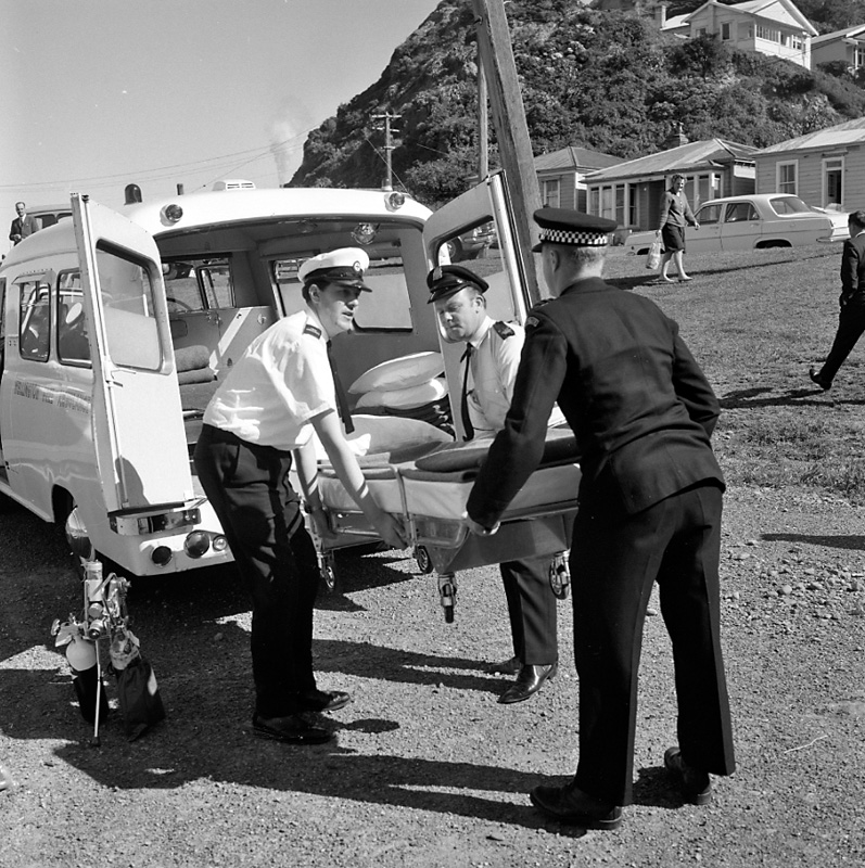 h. Emergency exercise, Lyall Bay