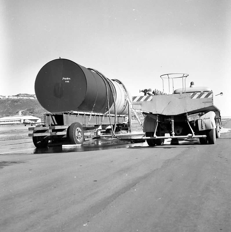 b. Tank, tests on runway, airport