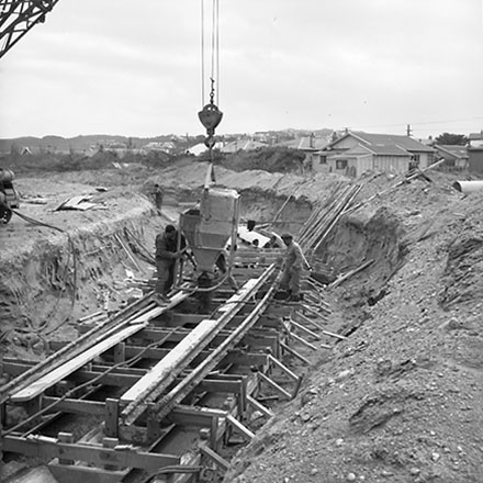 d. Construction of Airport Runway, Drainage