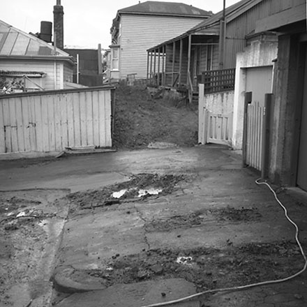 a. Damaged footpath, 27 Arlington Street