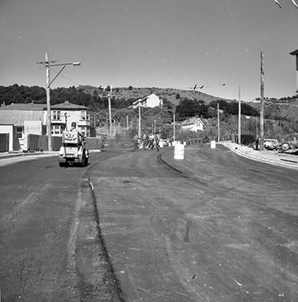 b. Roadworks, Paterson Street, Mount Victoria