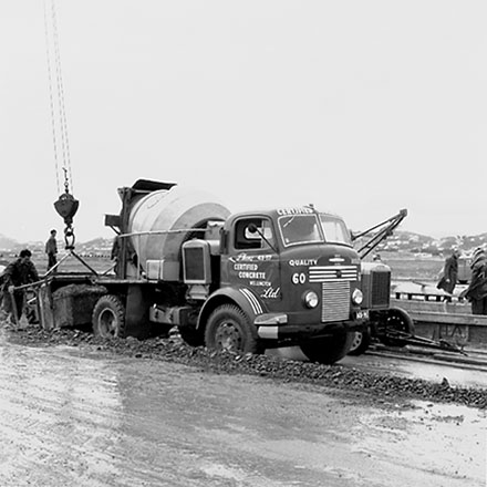 c. Construction of runway, drainage, Airport