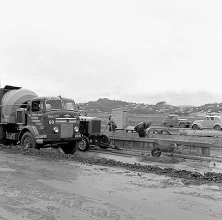 f. Construction of runway, drainage, Airport