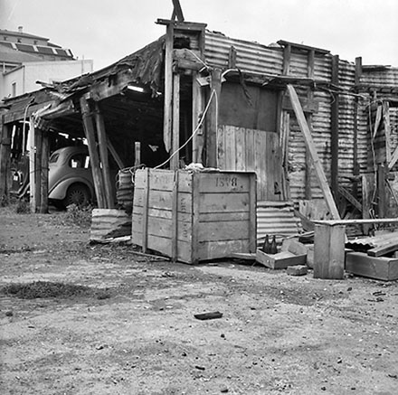 d. Unsafe Structure, Garage, corner of Moxham Avenue and Tapiri Street