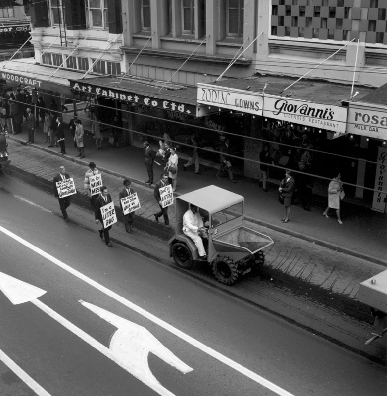 f. Anti-litter parade