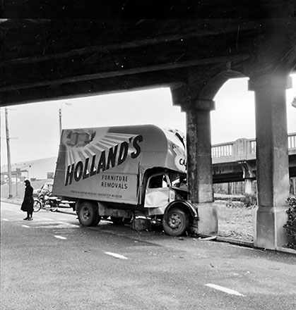 c. Motor Vehicle accident, Hutt Road