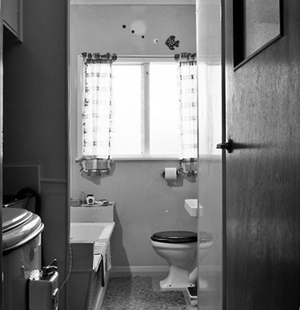 c. Interior of flat, Newtown Library