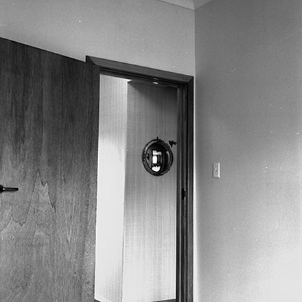 g. Interior of flat, Newtown Library