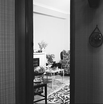 j. Interior of flat, Newtown Library