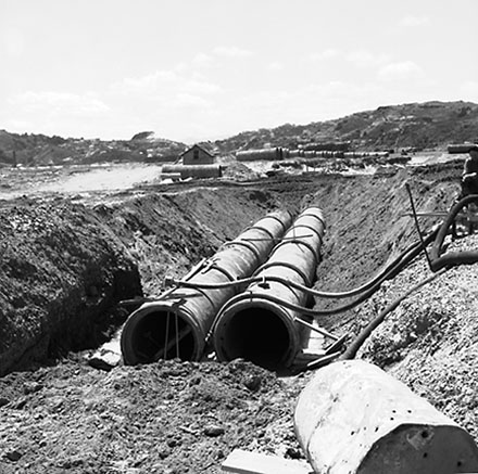 b. Drainage, Wellington Airport