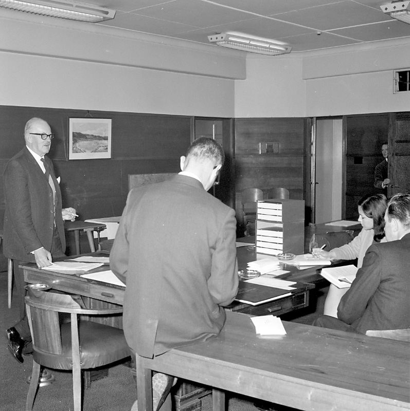 d. Press and Town Planning Dept, Interview