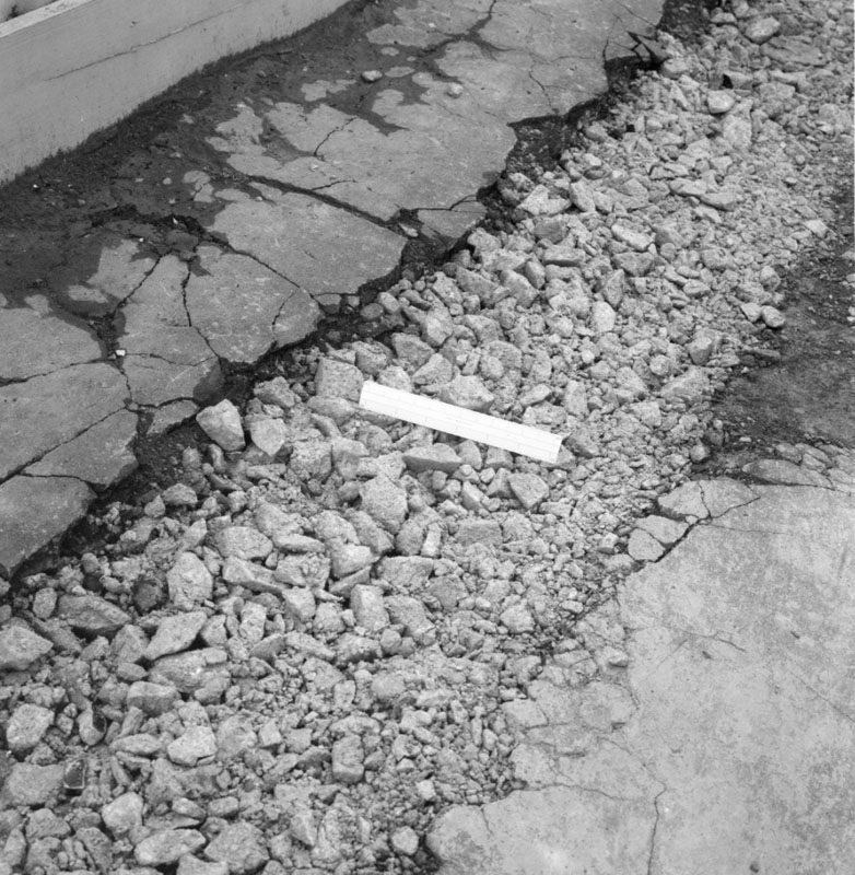 g. Poor street repairs, trenches etc