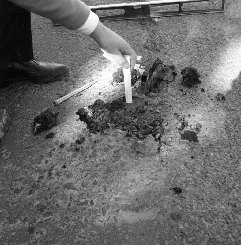 a. Various faults in footpath and street repairs