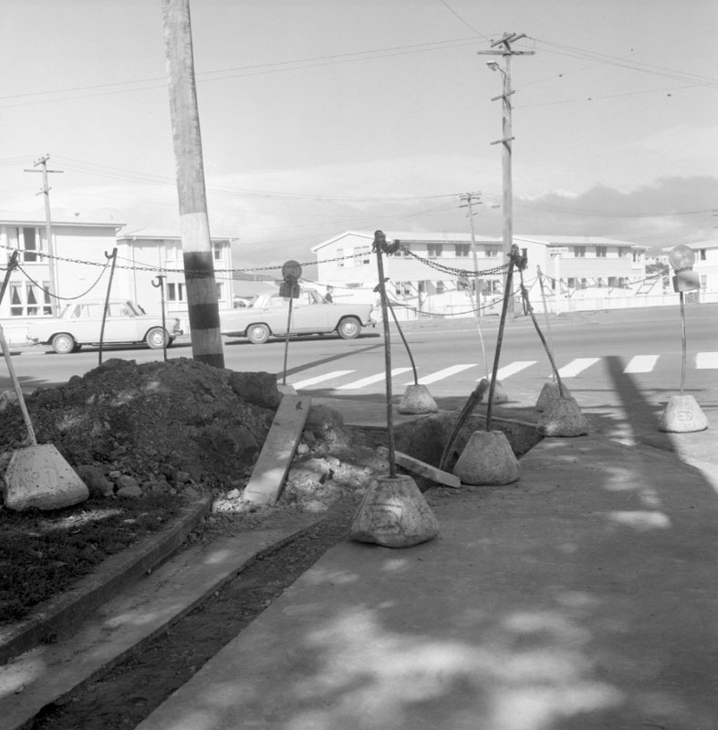 p. Various faults in footpath and street repairs