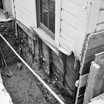 a. Hawker Street, dwelling foundations