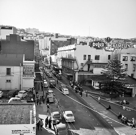 b. Elevated Streetscape, Dixon Street, Te Aro
