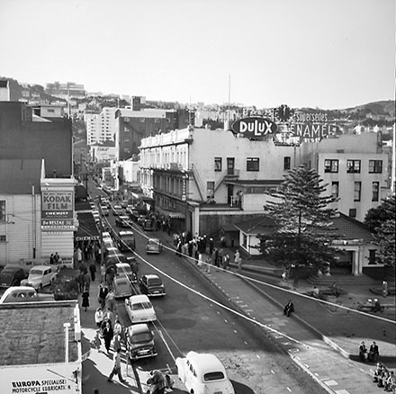 d. Elevated Streetscape, Dixon Street, Te Aro
