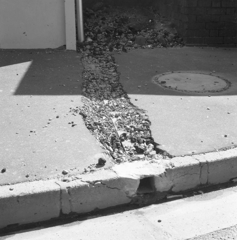 g. Faulty repairs on various streets