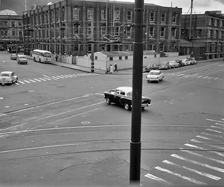 c. Streetscape, Bunny Street intersection