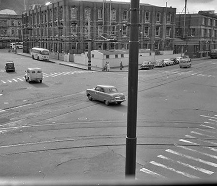 d. Streetscape, Bunny Street intersection