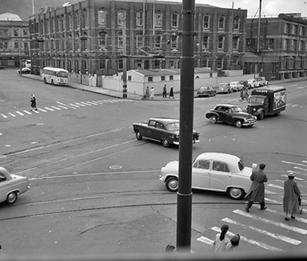 e. Streetscape, Bunny Street intersection