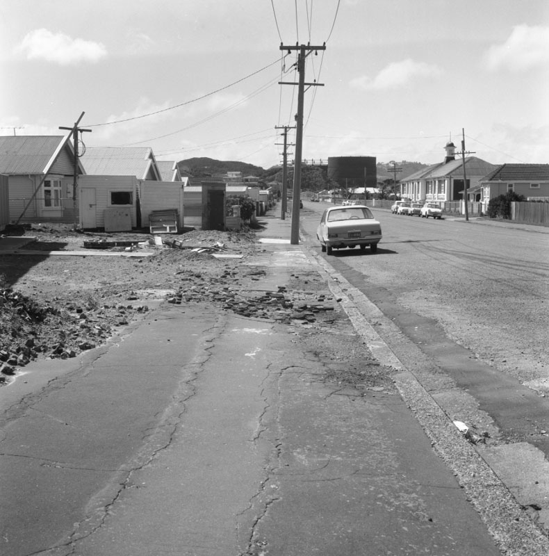 a. Miro Street Flats, footpath damage