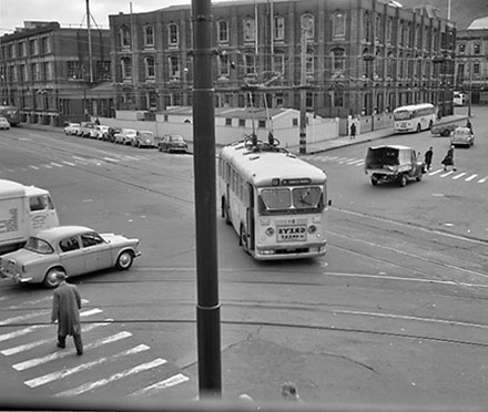 i. Streetscape, Bunny Street intersection