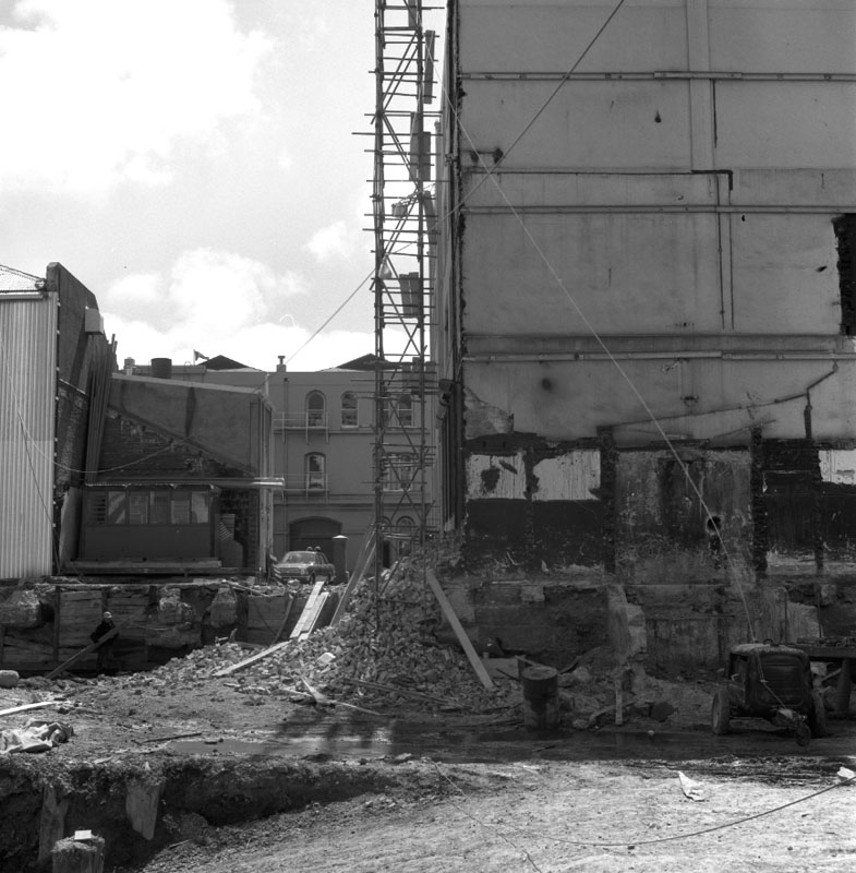 b. Cnr Ballance Street and Customhouse Quay. NZ Shipping Co - Maritime building. Nat Mortgage Contract - Cubitt Wells