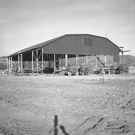 d. Construction of Hangar, Wellington Airport