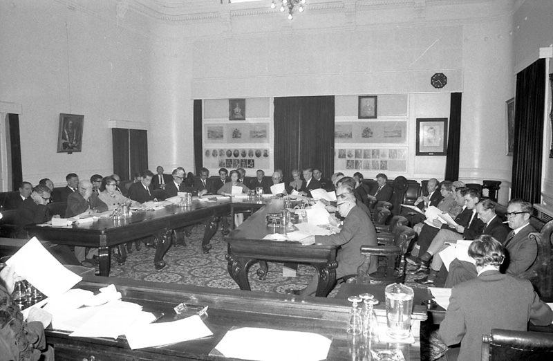 a. New Council in Session