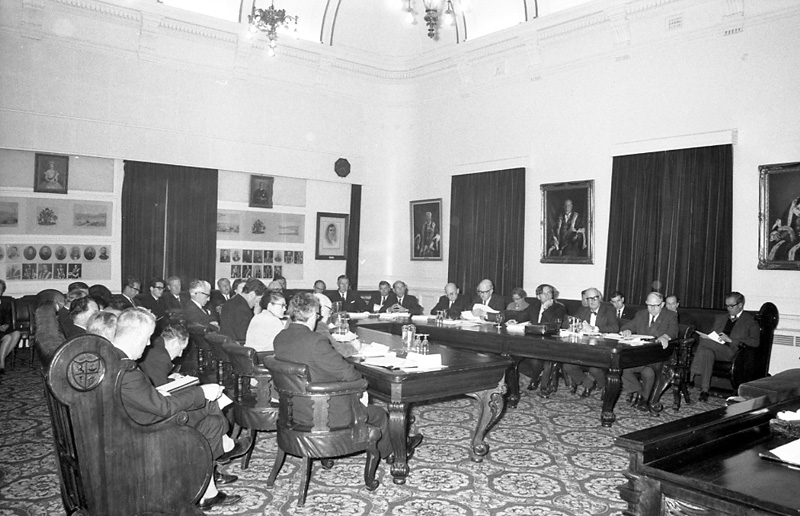 aa. New Council in Session