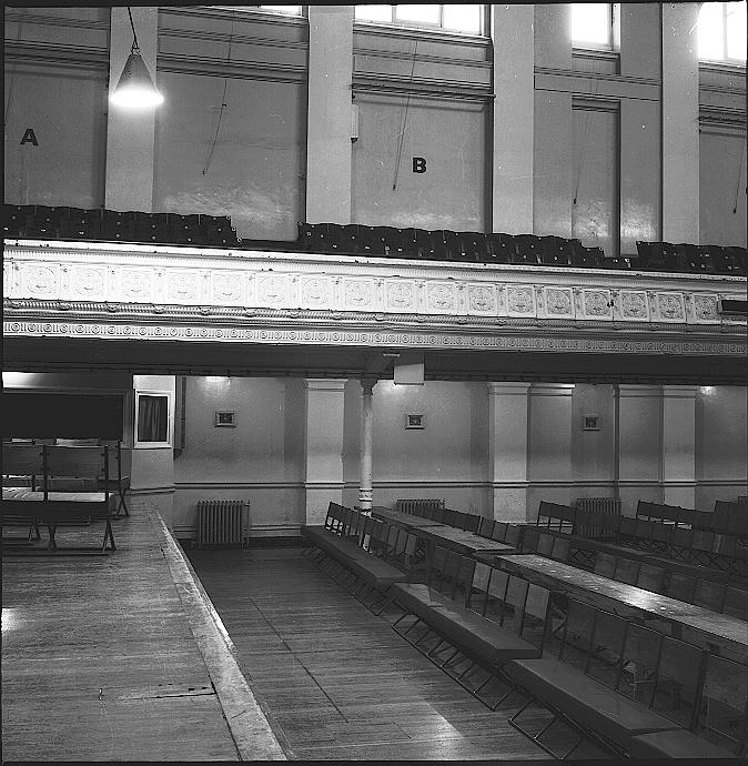 a. Town Hall, interior decorating