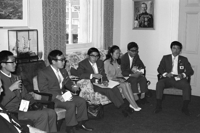 a. Visit of Japanese Youth Group to Sir Francis Kitts