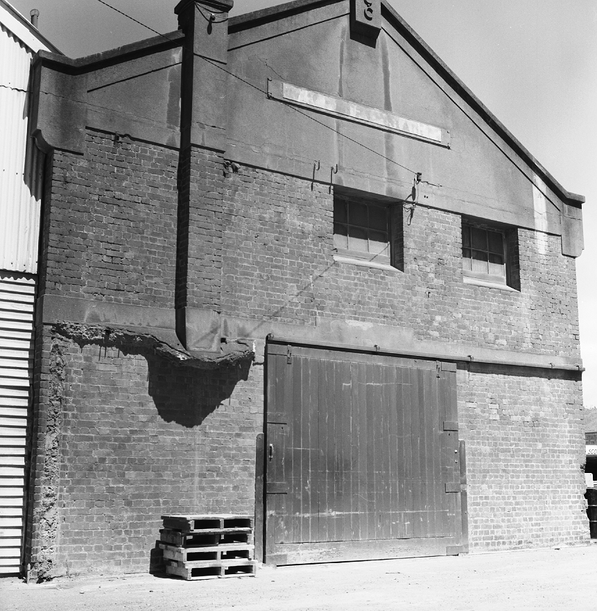 b. Inspection of damage to buildings, Corporation yard