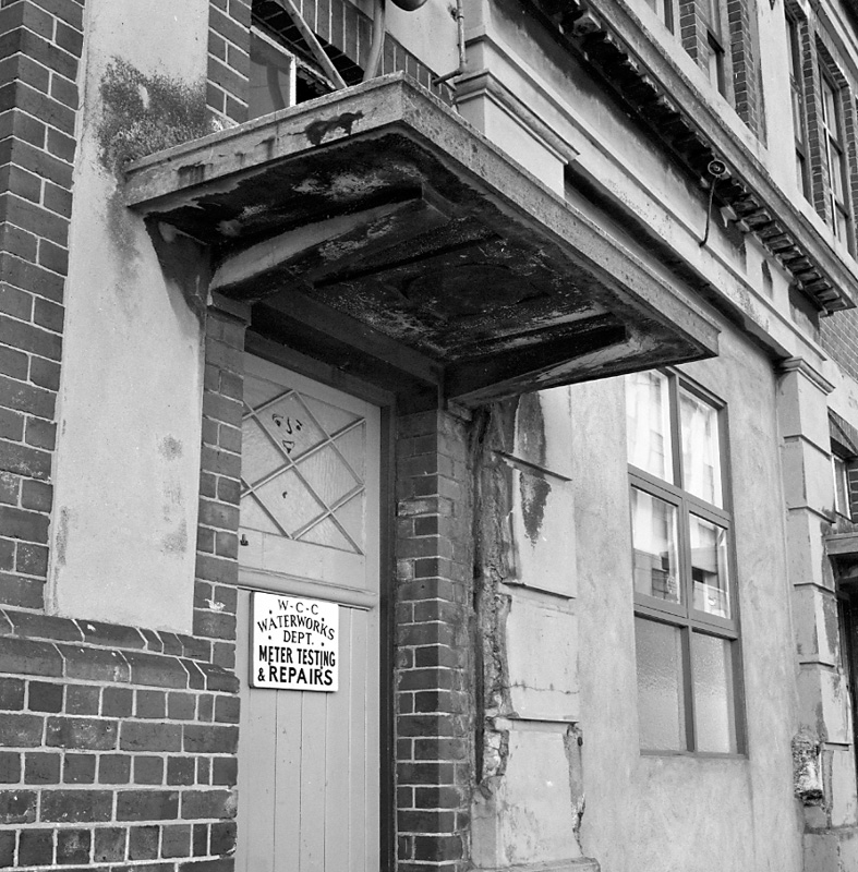 r. Inspection of damage to buildings, Corporation yard