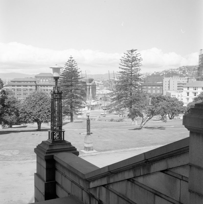 e. View from steps of Parliament House