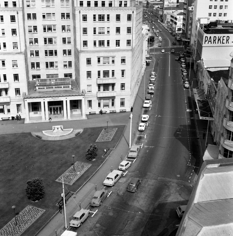 c. Civic Square from roof of Dominion building