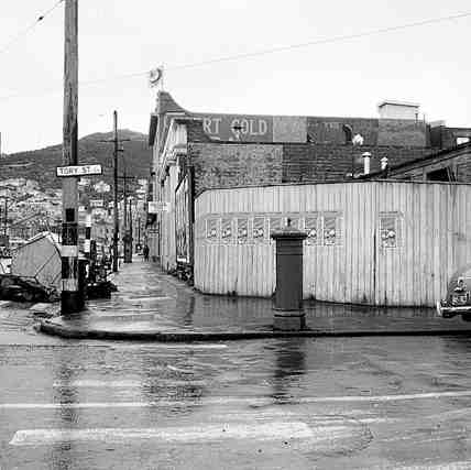 g. Wakefield Street, corner of Tory Street