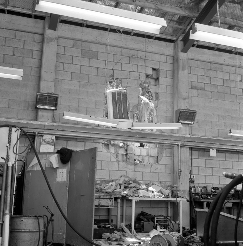 c. Accident to Gradall no 87, Gilbarco Factory, Tauhinu Road